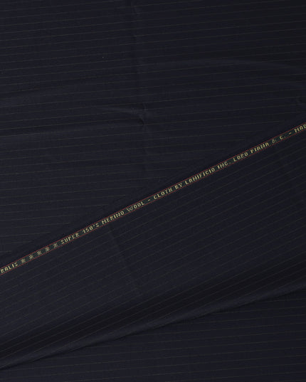 Loro Piana Super 150 Blue Suiting Fabric 150cm
