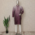 Purple Silk Men's Kurta Pajama - D29310