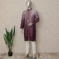 Purple Silk Men's Kurta Pajama - D29310
