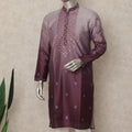 Purple Silk Men's Kurta Pajama - D29310