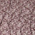 Mauve Floral Printed Cotton Lawn Fabric Soft Lightweight Breathable Dressmaking Sewing Material 4.0 Meters Length 110 Cms Width India-D27635