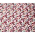 Maroon Multicolor Floral Print Pure Cotton Satin Fabric, 140 Cms Width, Made in India-D26033