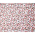 Dusty Pink Floral Print Pure Cotton Satin Fabric, 140 Cms Width, Made in India-D26036