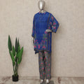 Royal Blue Paisley Co Ord Set Party Wear