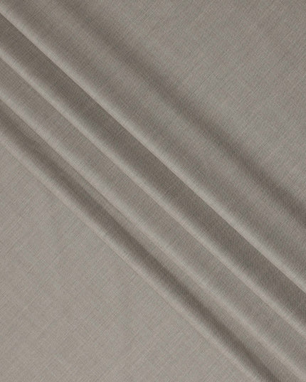 Beige Premium Super 160’s English Wool & Cashmere Suiting Fabric, Width 150 Cms, 3.50 Mtrs, Made in United Kingdom-D26552