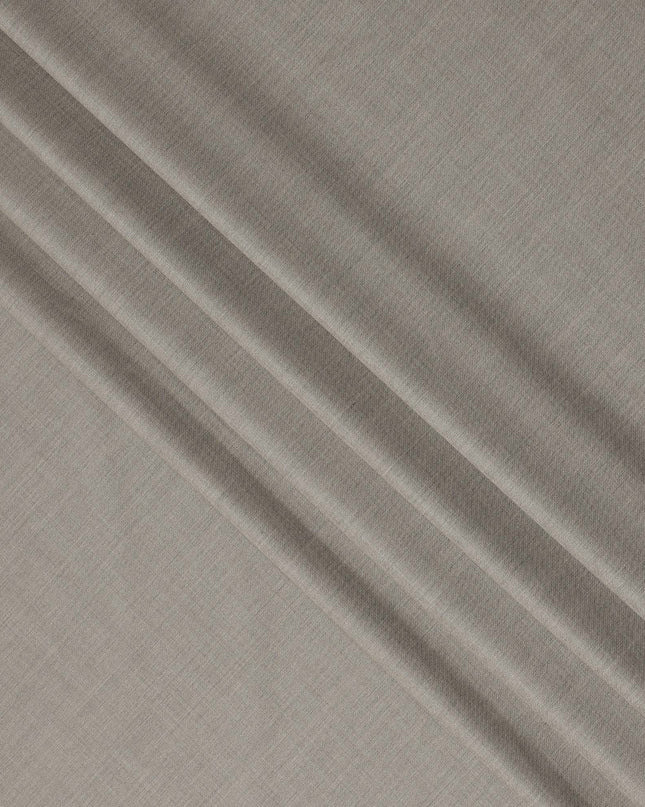 Beige Premium Super 160’s English Wool & Cashmere Suiting Fabric, Width 150 Cms, 3.50 Mtrs, Made in United Kingdom-D26552