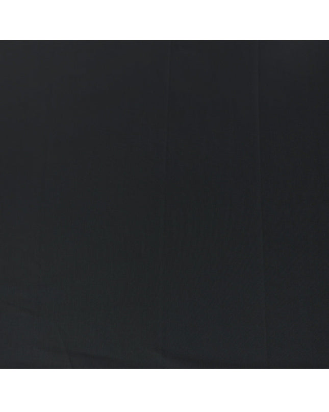 Black Premium Super 160’s English Wool & Cashmere Suiting Fabric, Width 150 Cms, 3.75 Mtrs, Made in United Kingdom-D26565