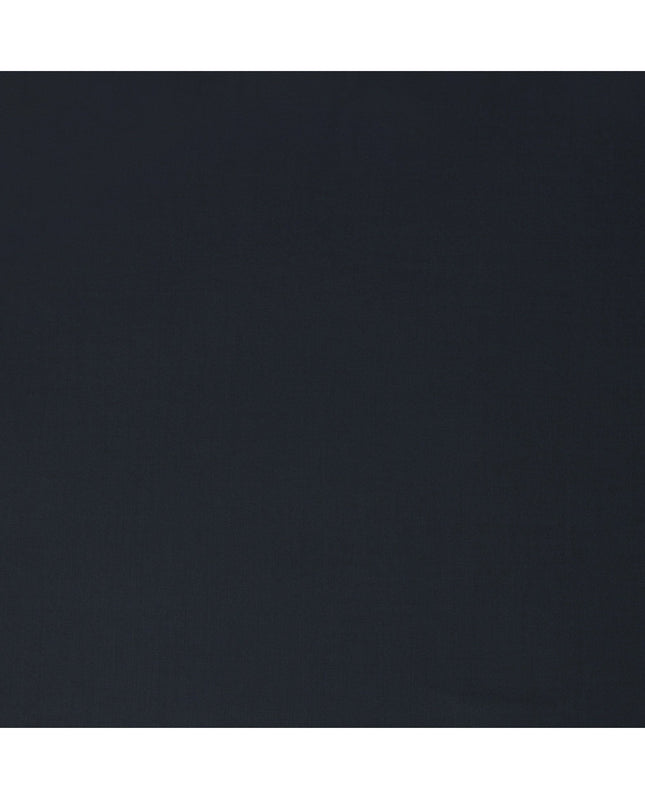 Dark Navy Premium Super 160’s English Wool & Cashmere Suiting Fabric, Width 150 Cms, 3.75 Mtrs, Made in United Kingdom-D26564