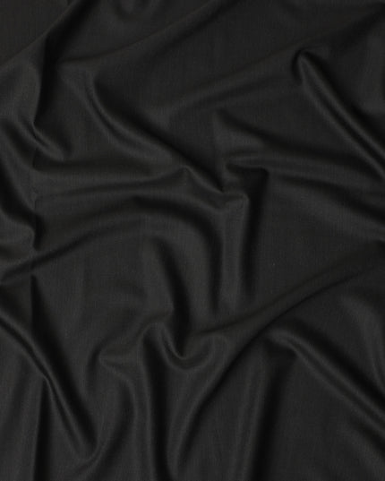 Charcoal Grey Super 180 All Wool English Suiting Fabric Finely Woven, 150 cm Width, Per Meter, Made In United Kingdom-D29225 Regal Fabrics