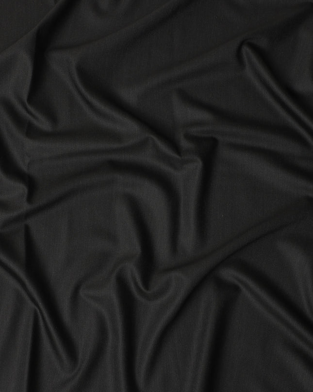 Charcoal Grey Super 180 All Wool English Suiting Fabric Finely Woven, 150 cm Width, Per Meter, Made In United Kingdom-D29225 Regal Fabrics