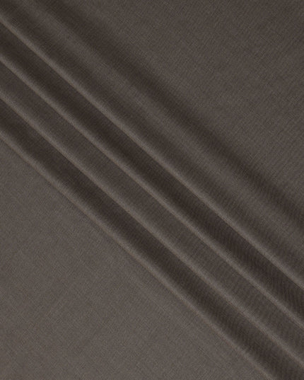 Soft Taupe Brown Premium Super 160’s English Wool & Cashmere Suiting Fabric, Width 150 Cms, 3.50 Mtrs, Made in United Kingdom-D26554