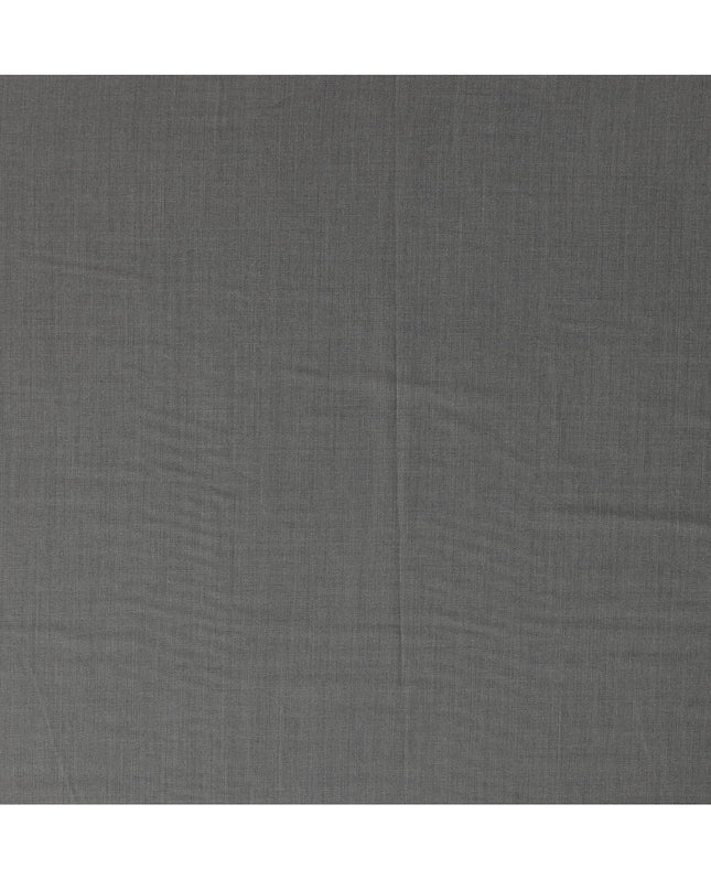 Grey Premium Super 180’s English Wool & Cashmere Suiting Fabric, Width 150 Cms, 3.50 Mtrs, Made in United Kingdom-D26557