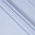 Light Sky Blue Solid Premium 100% Italian Cotton Shirting Fabric, Smooth Plain Weave Design, 150 cms Width, 2.0 Mtrs Cut, Origin Italy-D26611