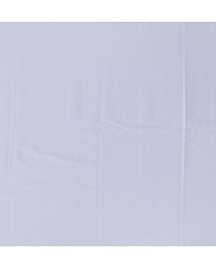 Light Blue Structured Weave Premium 100% Italian Cotton Shirting Fabric, Fine Textured Design, 150 cms Width, 2.0 Mtrs Cut, Origin Italy-D26615