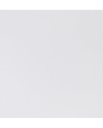 White Textured Dobby Premium 100% Italian Cotton Shirting Fabric, Fine Woven Dobby Design, 150 cms Width, 2.0 Mtrs Cut, Origin Italy-D26617