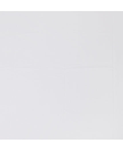 White Herringbone Twill Premium 100% Italian Cotton Shirting Fabric, Fine Herringbone Weave Design, 150 cms Width, 2.0 Mtrs Cut, Origin Italy-D26620