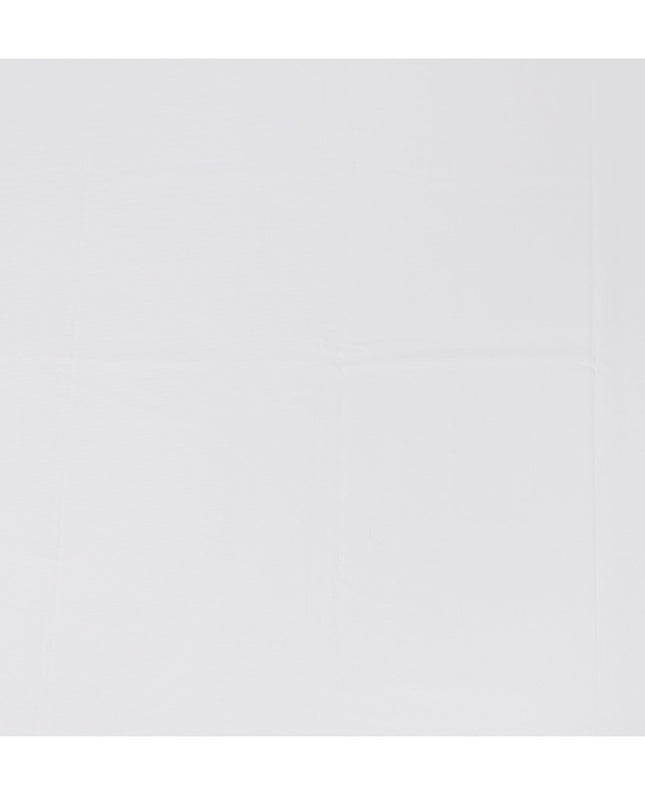 White Herringbone Twill Premium 100% Italian Cotton Shirting Fabric, Fine Herringbone Weave Design, 150 cms Width, 2.0 Mtrs Cut, Origin Italy-D26620