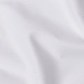 White Herringbone Textured Premium 100% Italian Cotton Shirting Fabric, Fine Woven Herringbone Design, 150 cms Width, 2.0 Mtrs Cut, Origin Italy-D26613