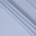 Light Blue Herringbone Textured Premium 100% Italian Cotton Shirting Fabric, Fine Woven Herringbone Design, 150 cms Width, 2.0 Mtrs Cut, Origin Italy-D26614