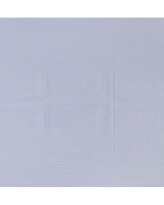 Light Blue Fine Twill Premium 100% Italian Cotton Shirting Fabric, Subtle Twill Weave Design, 150 cms Width, 2.0 Mtrs Cut, Origin Italy-D26616