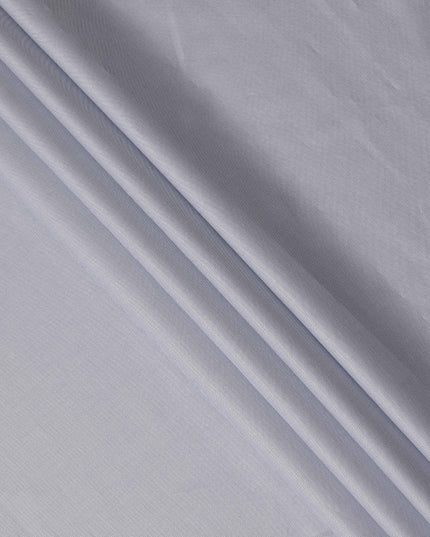 Light Blue Micro Textured Weave Premium Italian 100% Cotton Shirting Fabric 2.0 Mtrs 150 Cms Width Italy-D27843