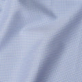 Light Blue Grey Fine Striped Weave Premium Italian 100% Cotton Shirting Fabric 2.0 Mtrs 150 Cms Width Italy-D27844