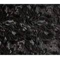 Black and Gold Abstract Burnout Design Silk Blended Velvet Chiffon Fabric, 140 cm Width, Made in China-D26640