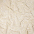 Ivory Cream Abstract Wave Printed Synthetic Burnout Chiffon Velvet Fabric 140 Cms Width China-D28200