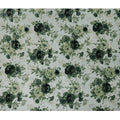 Green Rose Floral Printed Silk Blended Velvet Fabric with Multi-Tone Detailing, 140 cm Width, Made in China-D26638