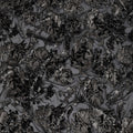 Black and Charcoal Floral Burnout Design Silk Blended Velvet Chiffon Fabric, 140 cm Width, Made in China-D26641