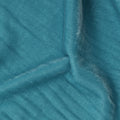 Teal Ocean Self Silk Blended Velvet Fabric 140cm