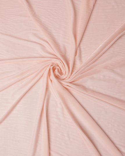 Blush Powder Self Silk Blended Velvet Fabric 140cm