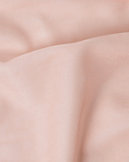 Blush Powder Self Silk Blended Velvet Fabric 140cm