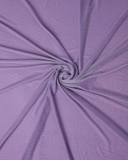 Lavender Lilac Self Silk Blended Velvet Fabric 140cm