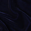 Deep Navy Self Silk Blended Velvet Fabric 140cm