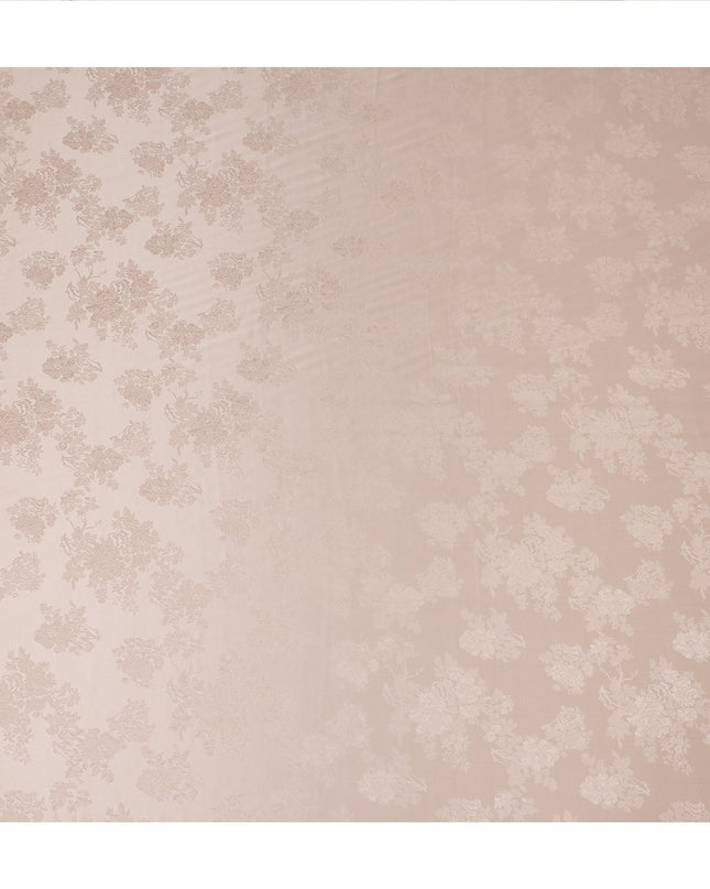 Blush Pink Self Woven Pure Silk Satin Fabric 110cm China