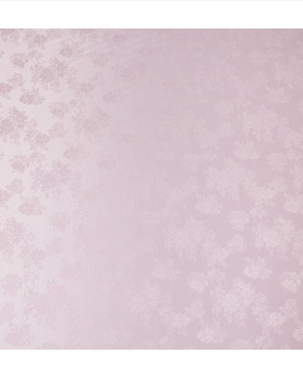 Light Pink Self Woven Pure Silk Satin Fabric 110cm China