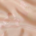 Soft Blush Floral Silk Satin Fabric 110cm