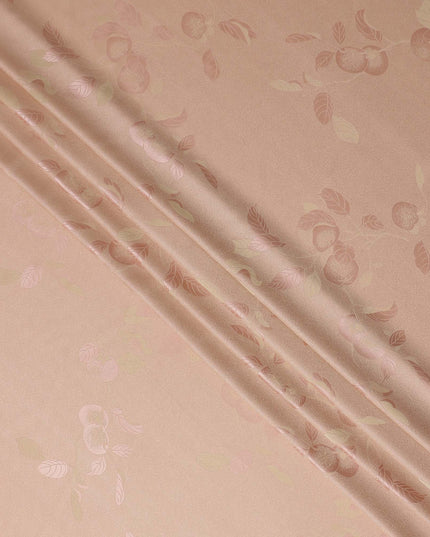 Soft Blush Floral Silk Satin Fabric 110cm