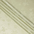 Pale Celadon Floral Silk Satin Fabric 110cm