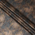 Copper Bronze Printed Silk Satin Fabric 140cm