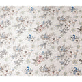 Ivory Cream Printed Silk Satin Fabric 140cm