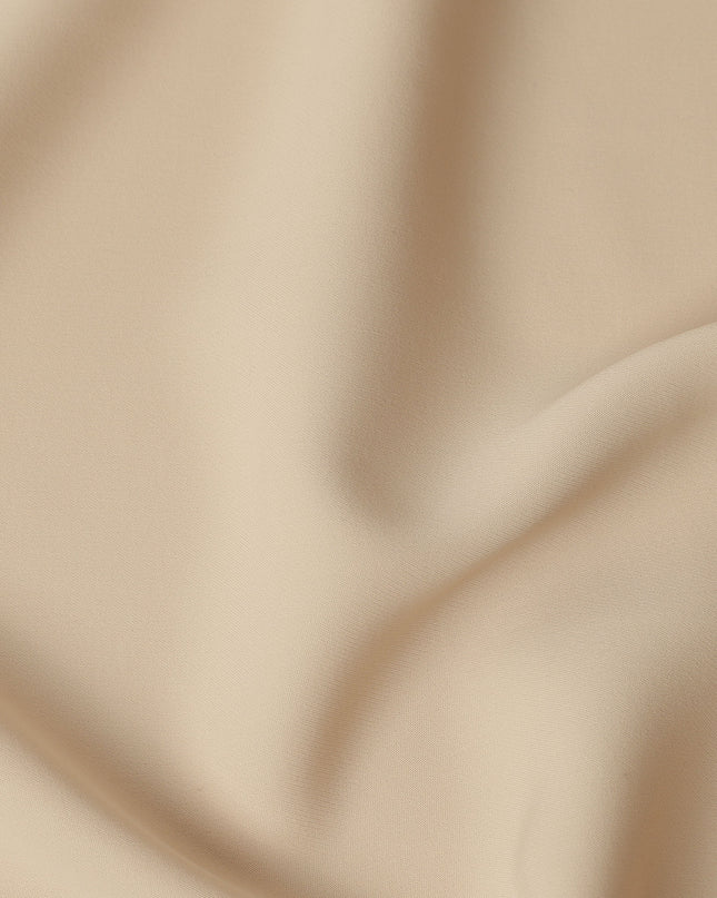 Nude Beige Stretchable Crepe Fabric 150cm Indonesia
