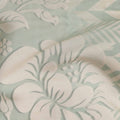 Sage Green Herringbone Viscose Crepe Fabric