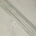Sage Green Herringbone Viscose Crepe Fabric
