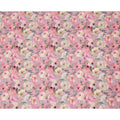 Pink Multicolor Floral Blossom Print Viscose Georgette Fabric Soft Flowing Botanical Flower Design Lightweight Dressmaking Sewing Material 110 Cms Width Made in India-D28253