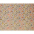 Beige Pastel Multicolor Floral Printed Viscose Fabric, 110 Cms Width, Made in India-D26361