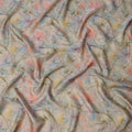 Pastel Multicolor Floral Printed Viscose Fabric, 110 Cms Width, Made in India-D26360