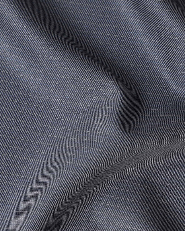 Steel Grey Wool Cashmere Blend Suiting Piece 150cm | Regal F