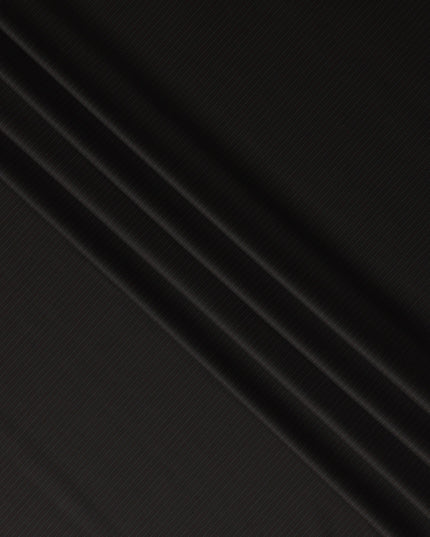 Pinstripe brown Wool Cashmere Blend Suiting Piece 150cm | Re